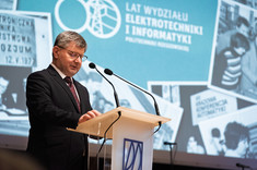 Przesmówienie rektora prof. P. Koszelnika,