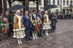 [FOTO] Obchody rocznicy uchwalenia Konstytucji 3 maja z udziałem władz PRz